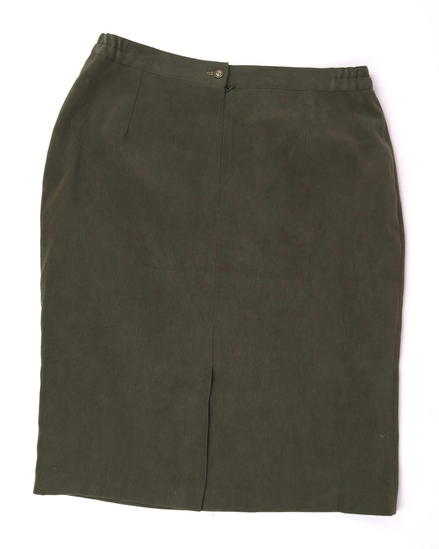 Preworn Womens Size 18 Green Skirt (Regular)