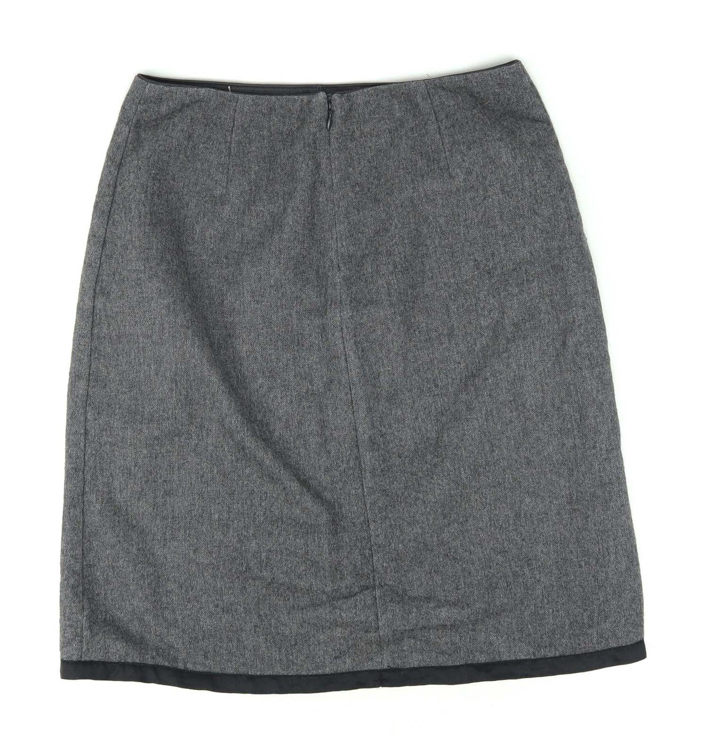 Old Navy Womens Size S Grey Wool Blend Skirt (Regular)