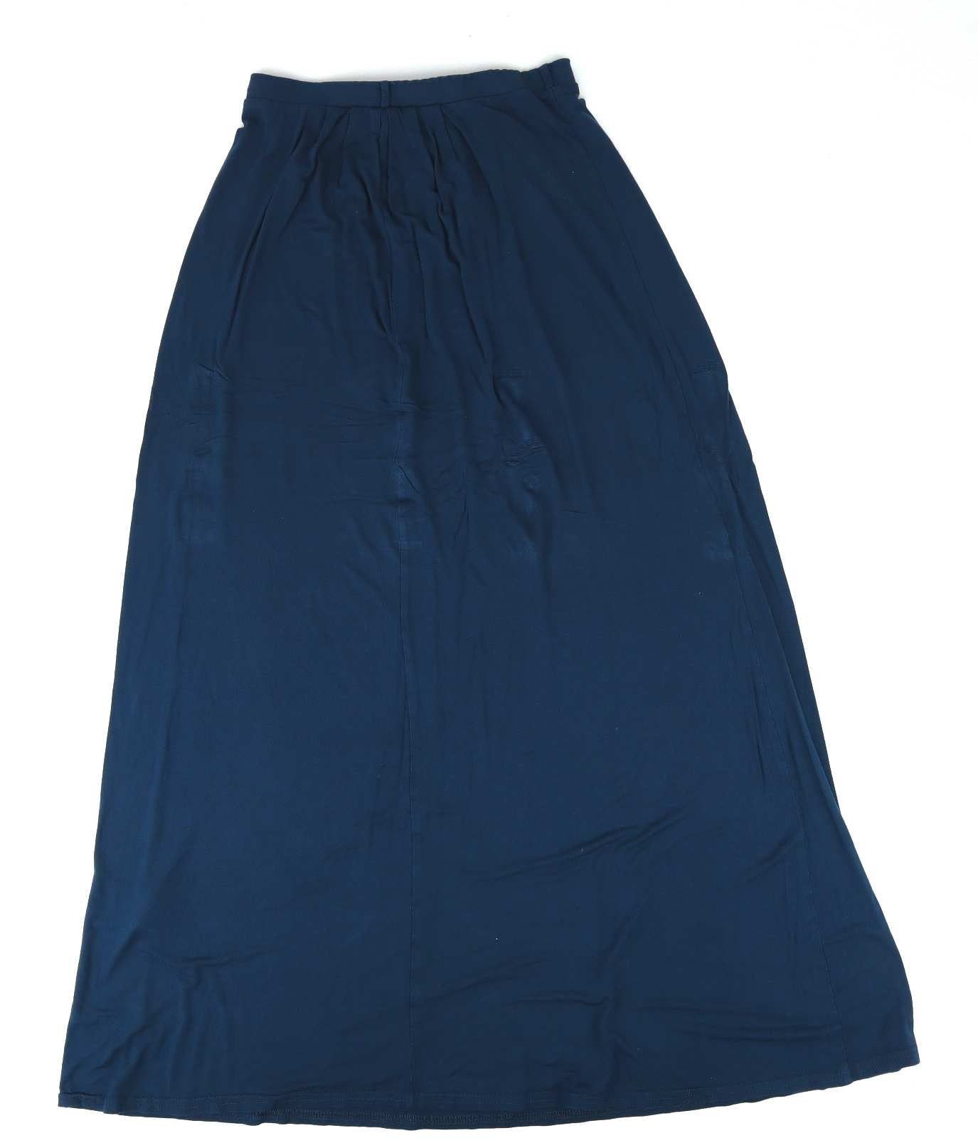 New Look Womens Size 10 Blue A-Line Skirt (Regular)