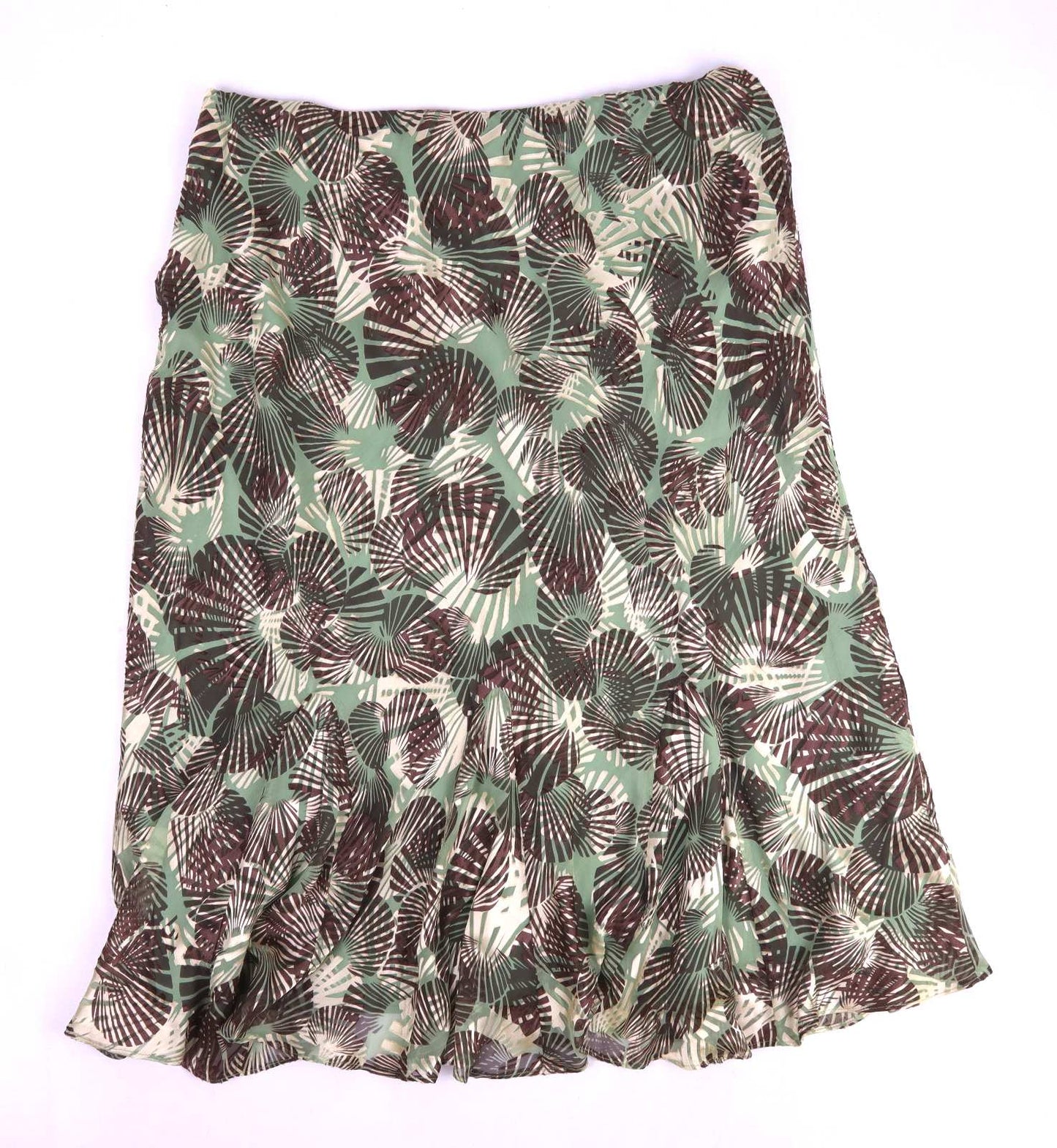 Country Casuals Womens Size XL Multi-Coloured Textured Skirt (Regular)