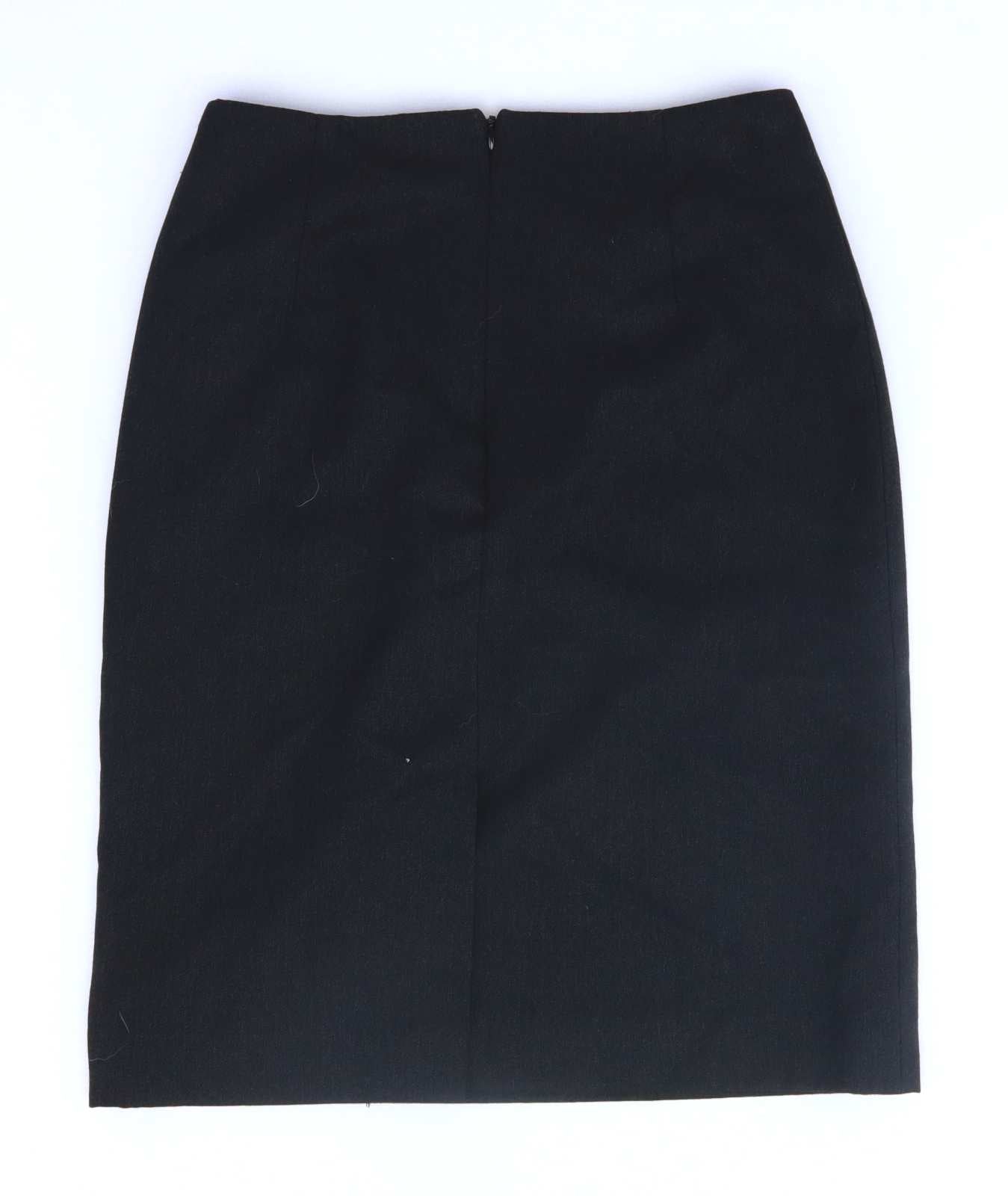 Brook Taverner Womens Size 8 Grey Work Office Smart Formal Skirt (Regular)