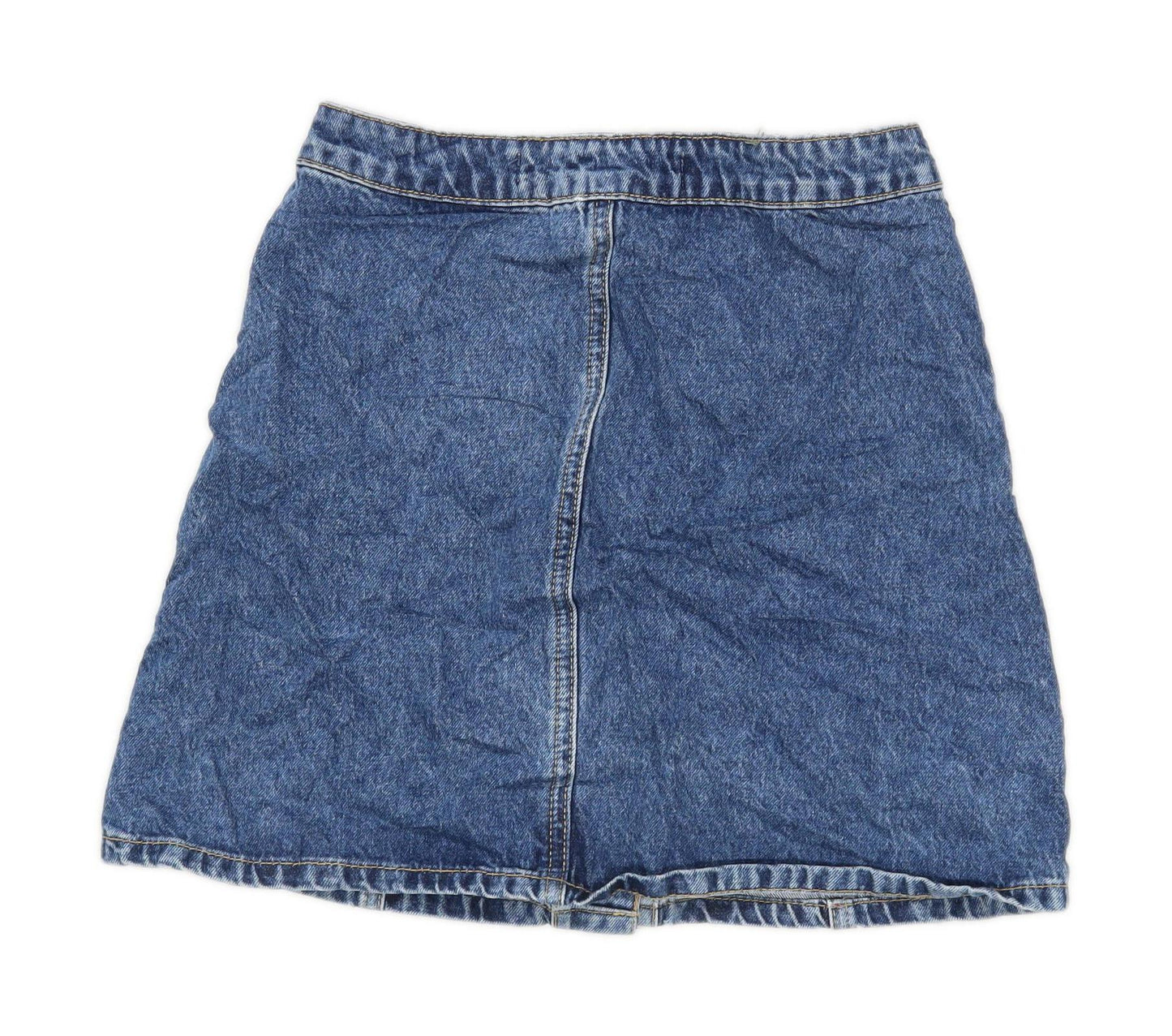 Denim Co Womens Size 8 Denim Blue Skirt (Regular)