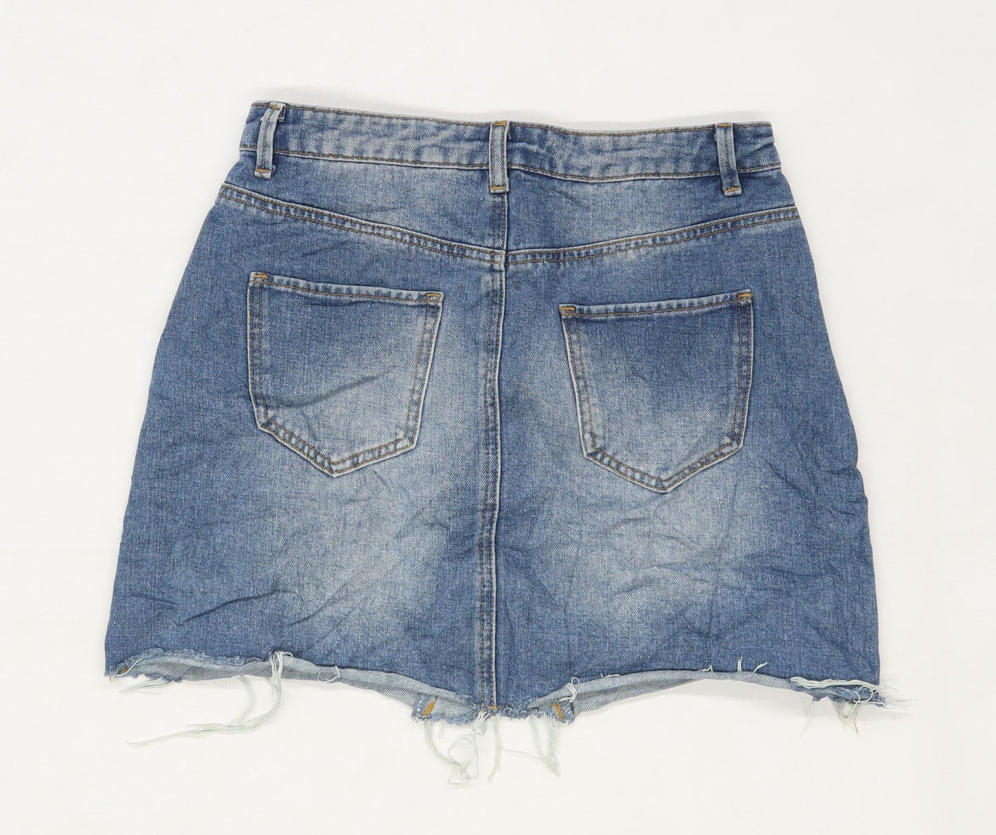 Denim Co Womens Size 12 Denim Blue Skirt (Regular)