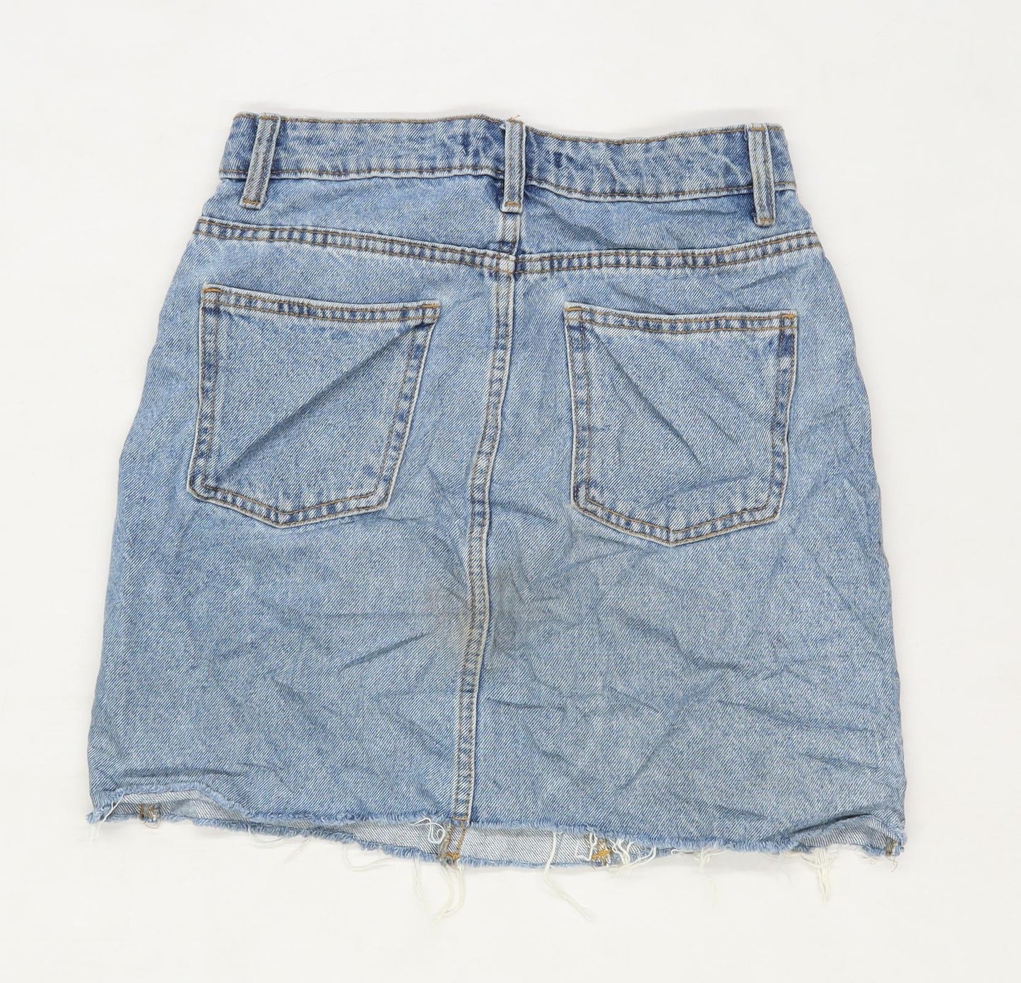 Denim Co Womens Size 8 Denim Blue Skirt (Regular)