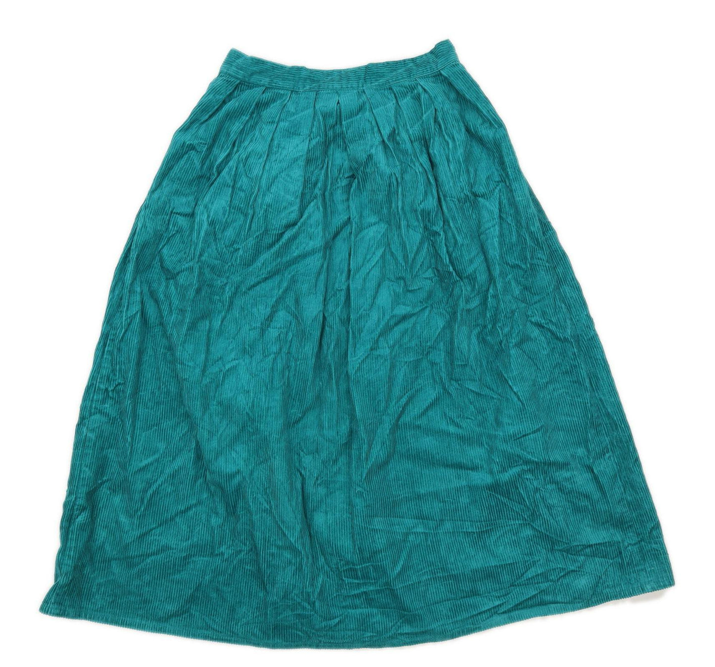 Jean Laurent Womens Size 10 Cotton Textured Green Skirt (Regular)