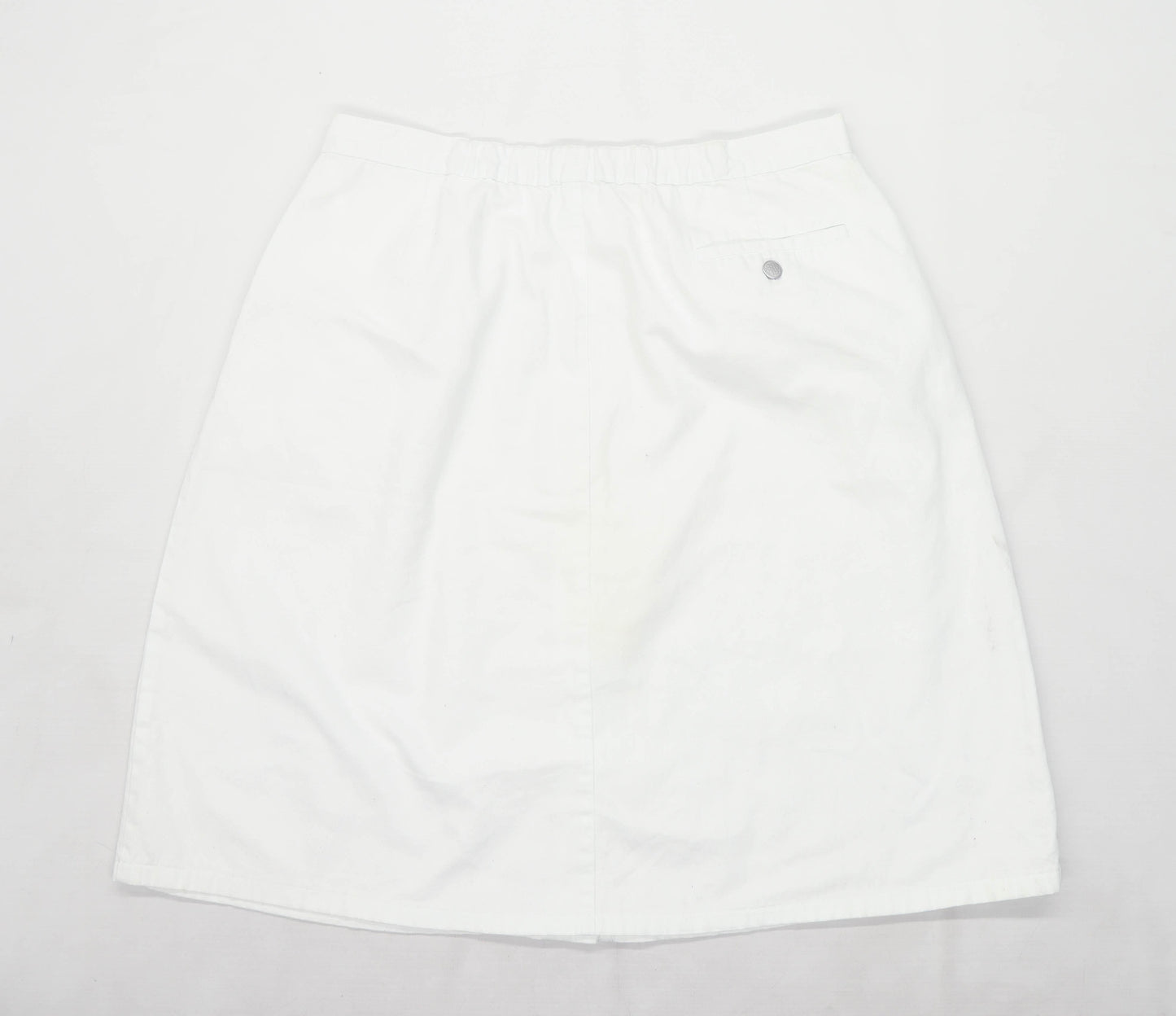 Damart Womens Size 20 Denim White Skirt (Regular)