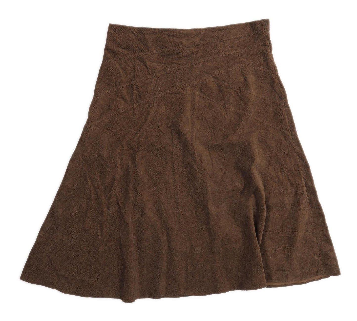 Denim Co Womens Size 16 Cotton Brown Skirt (Regular)