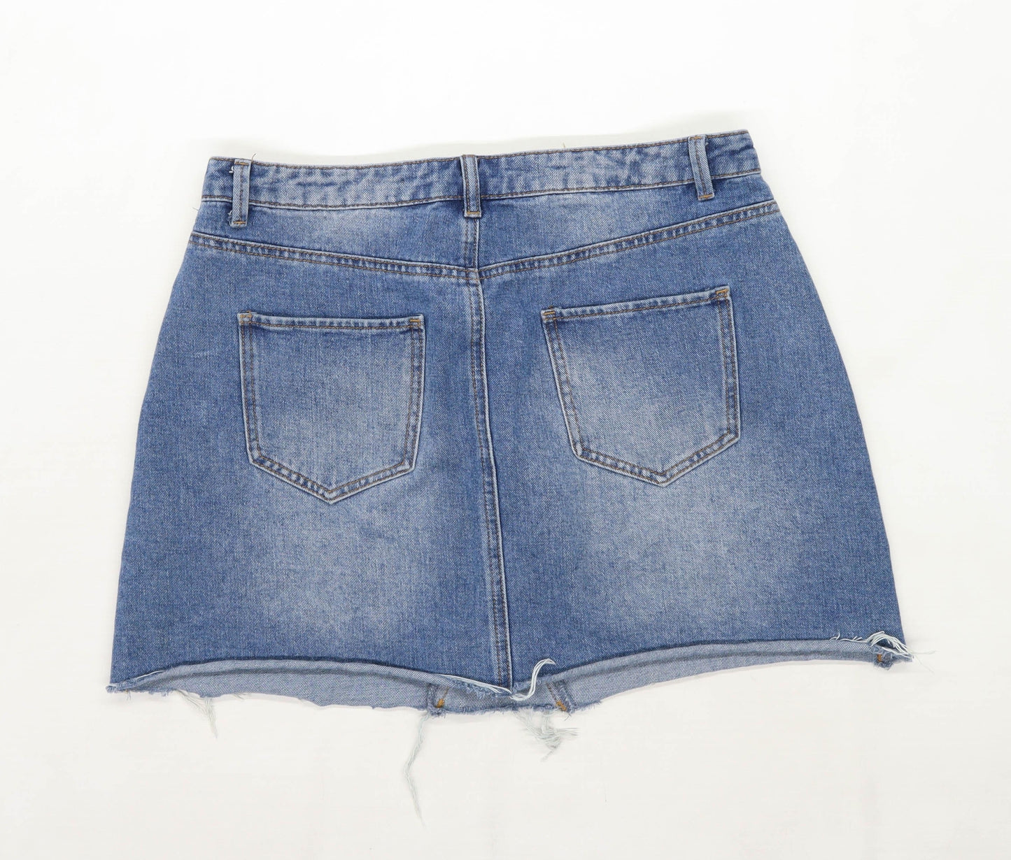 Denim CO Womens Size 14 Denim Blue Skirt (Regular)