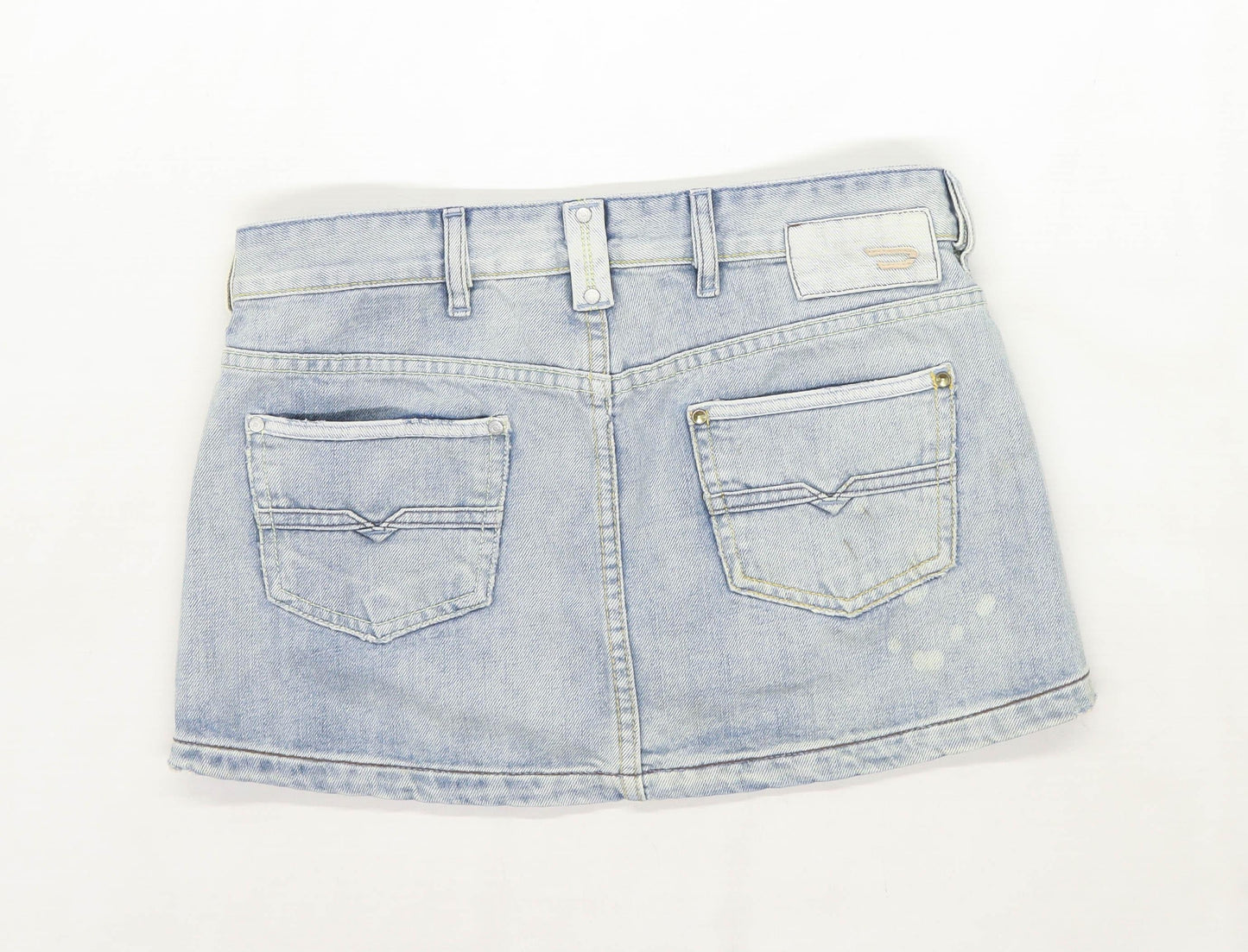 Diesel Womens Size W30 Denim Blue Skirt (Regular)