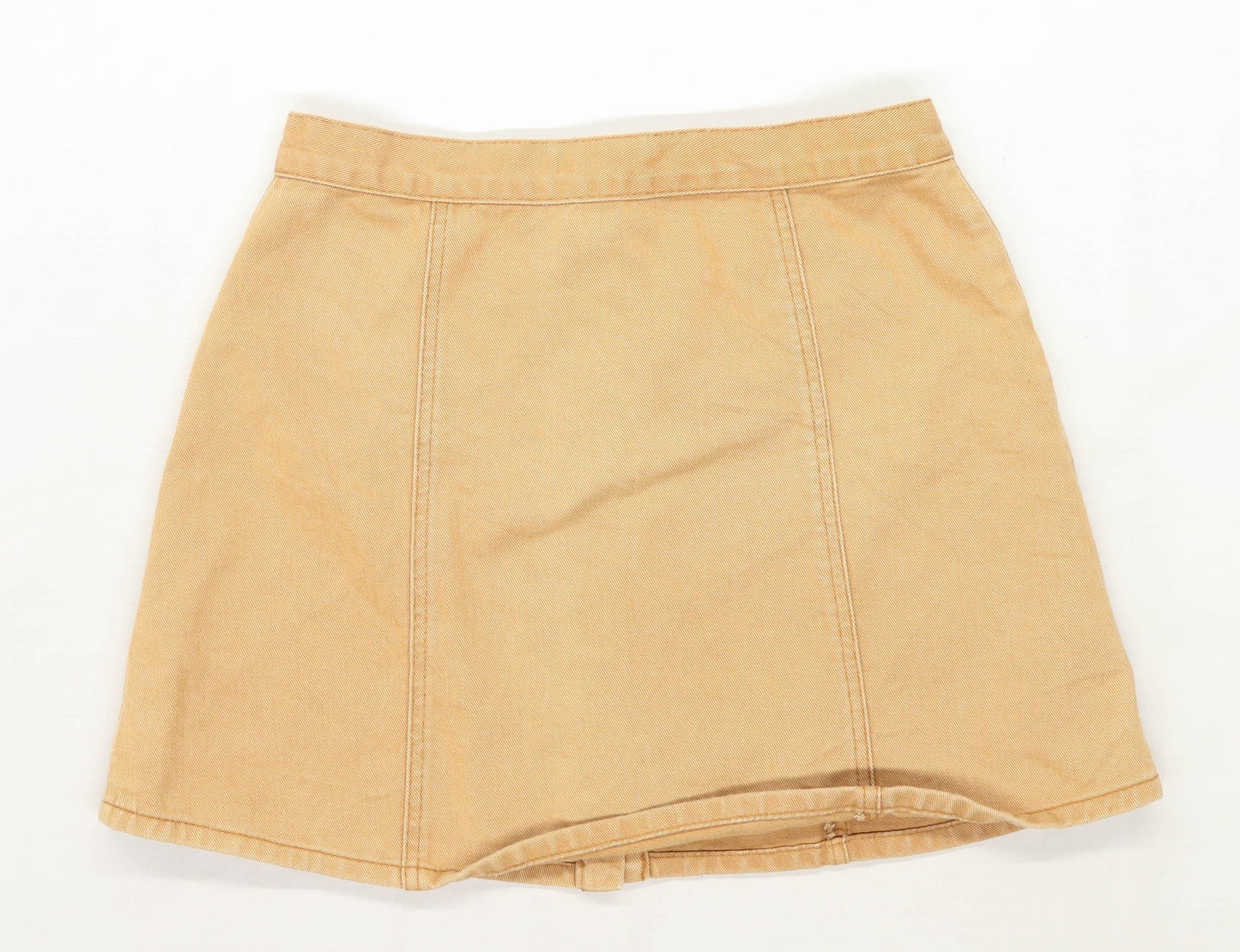 Cooperative Womens Size M Denim Beige Skirt (Regular)