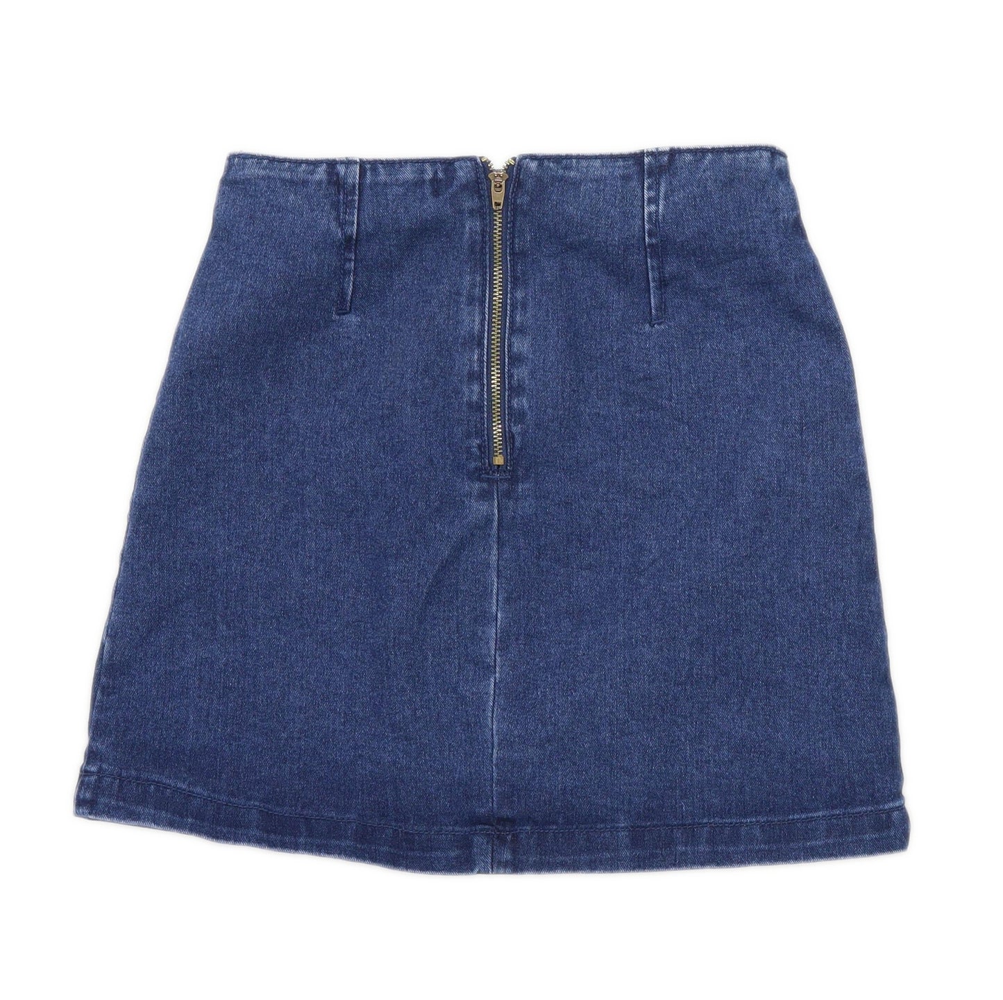 Forever 21 Womens Size S Denim Blue Skirt (Regular)