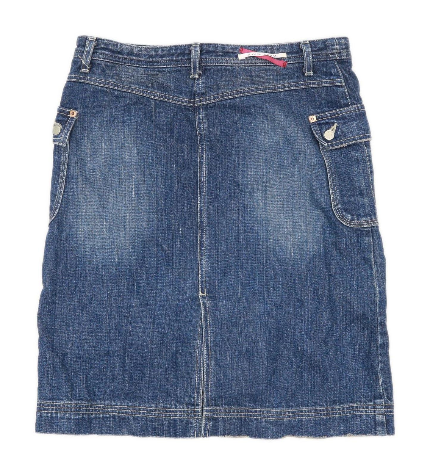 Human Woman Womens Size W32 Denim Blue Skirt (Regular)