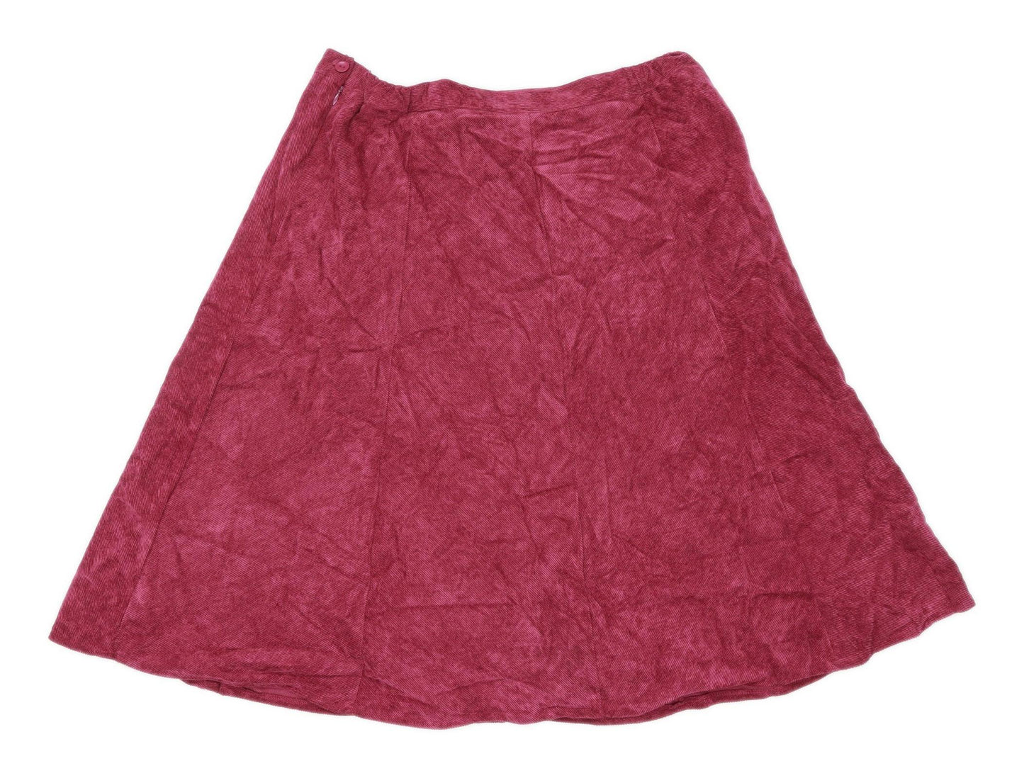 Honor Millburn Womens Size 18 Corduroy Pink Skirt (Regular)