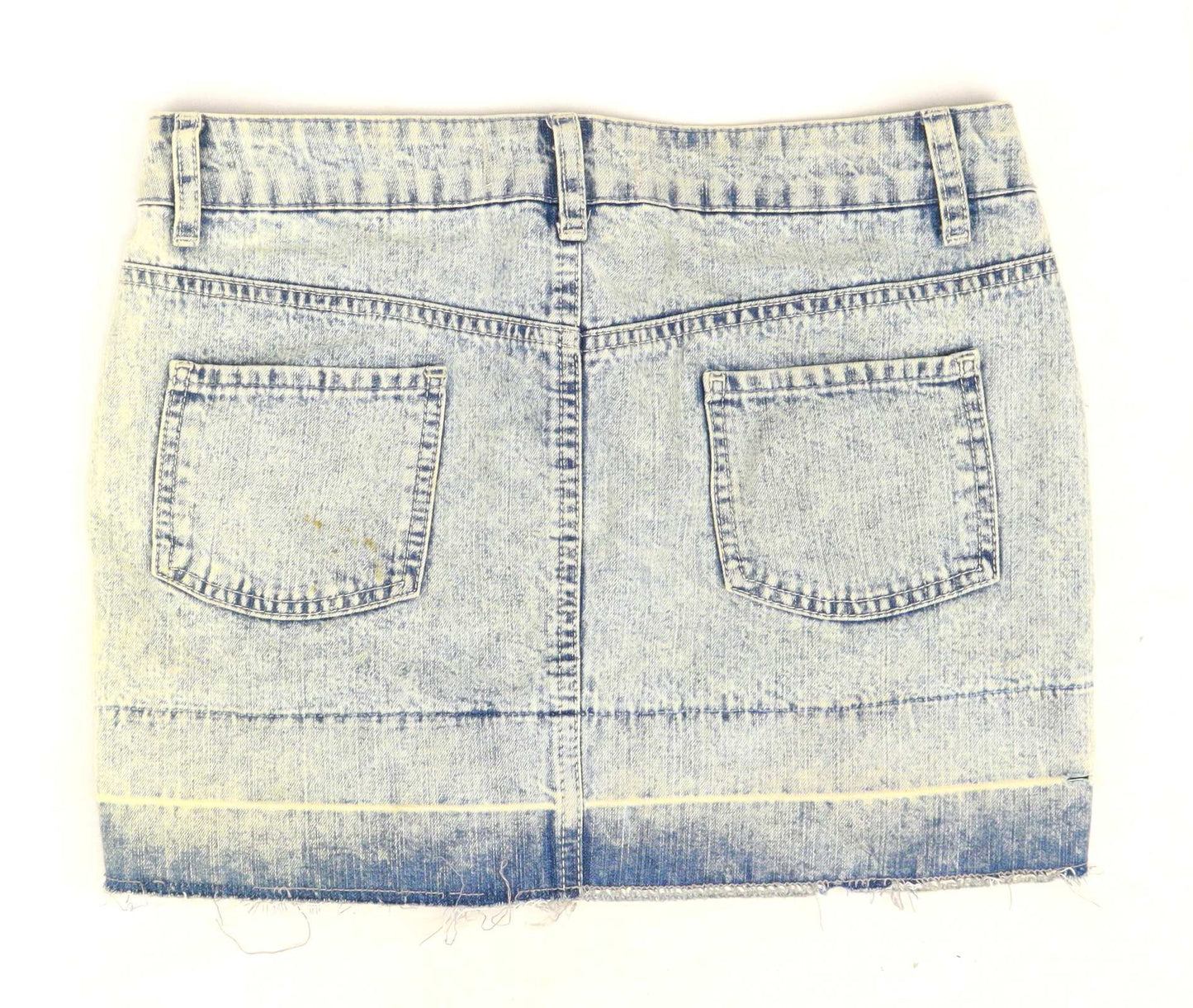 Evie Womens Size 8 Denim Blue Skirt (Regular)