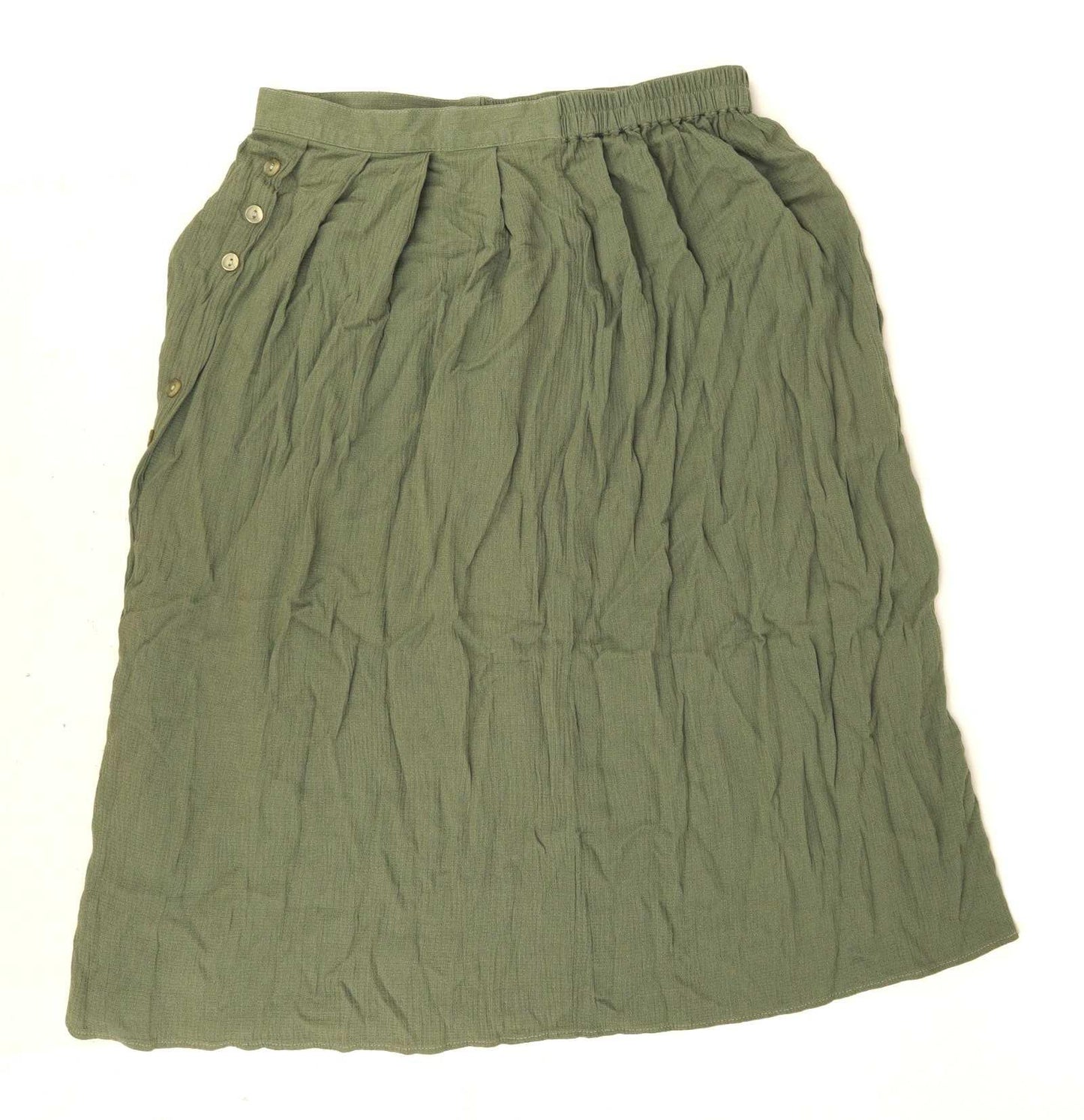 Marks & Spencer Womens Size 14 Green Skirt (Regular)