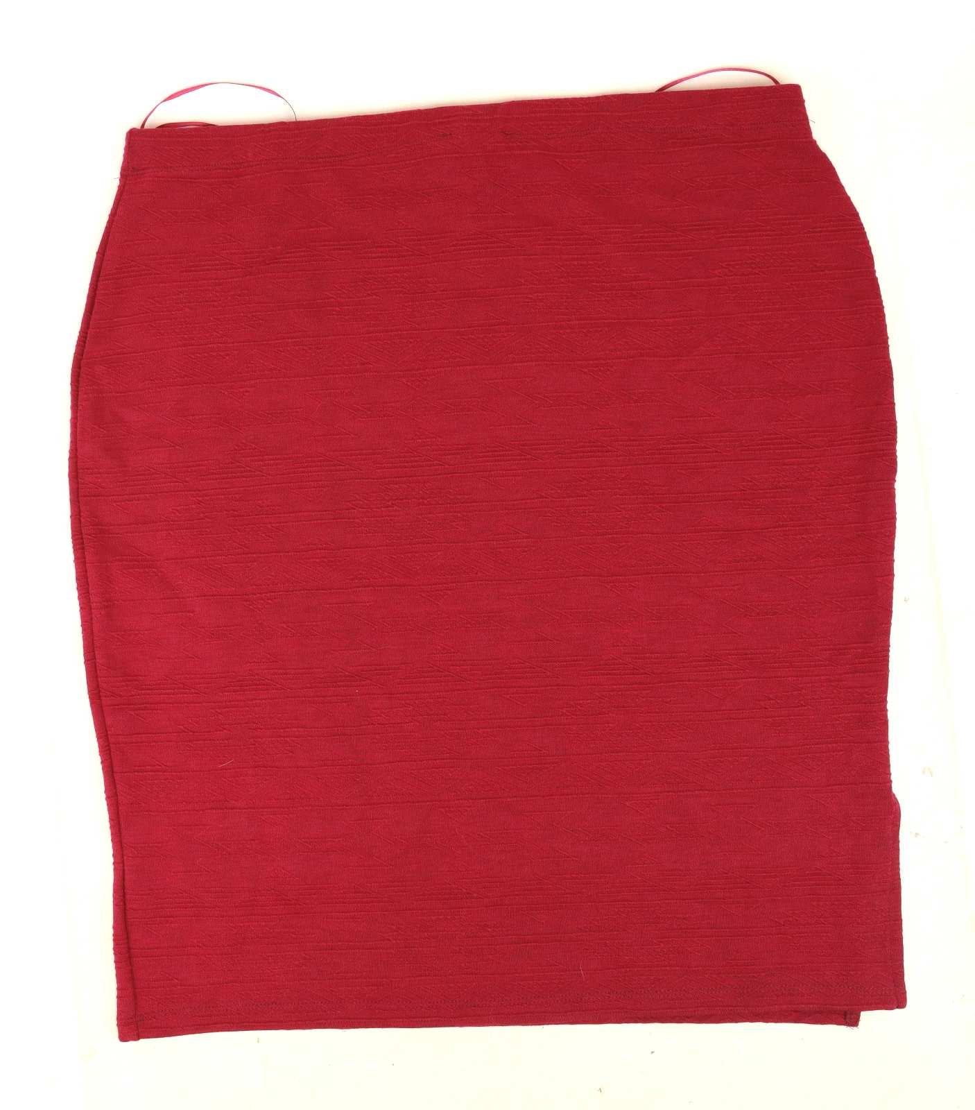 Papaya Womens Size 18 Geometric Purple Skirt (Regular)