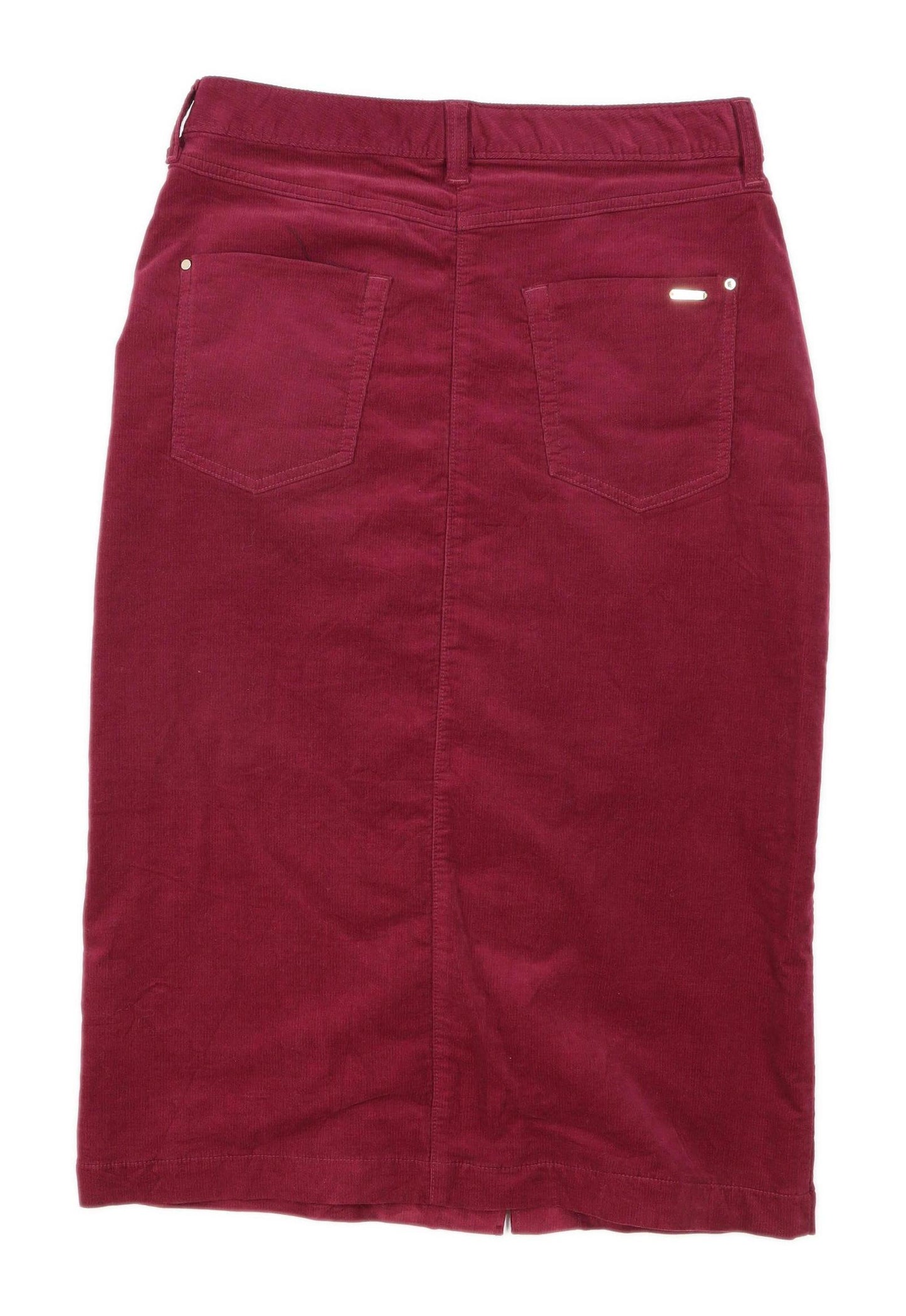 Per Una Womens Size W30 Cotton Purple Skirt (Regular)