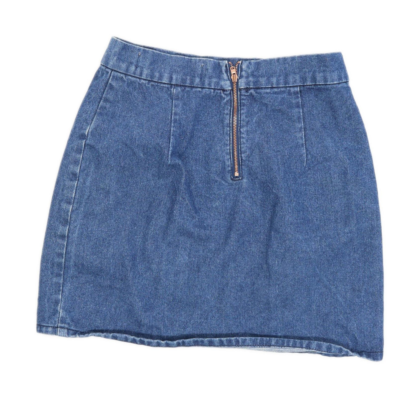 Denim Co Womens Size 12 Denim Blue Skirt (Regular)