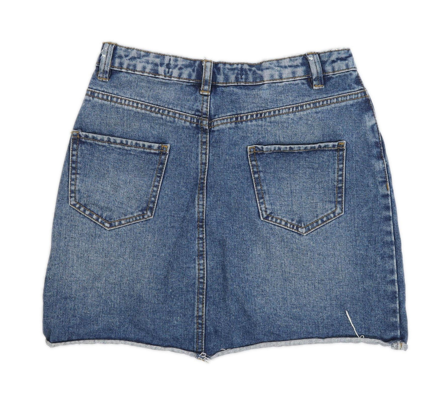 Denim Co Womens Size 6 Denim Blue Skirt (Regular)