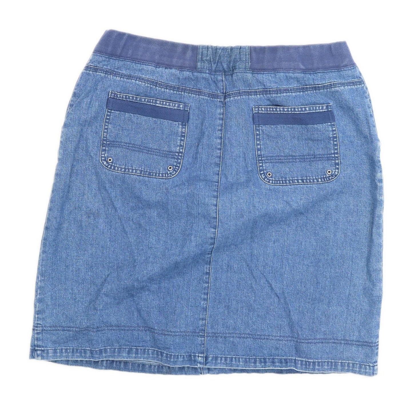 Orvis Womens Size 16 Denim Blue Skirt (Regular)