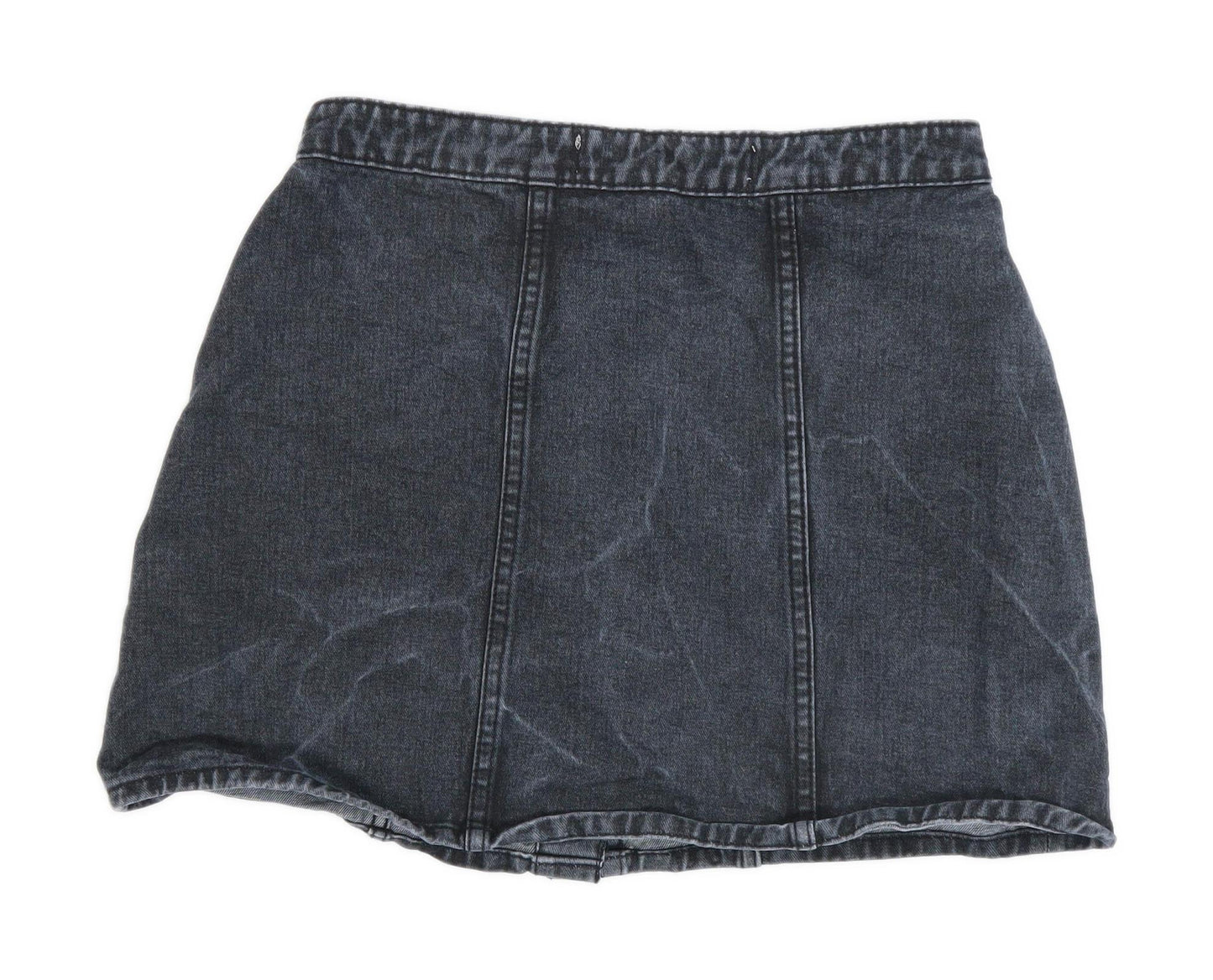 Denim Co Womens Size 10 Denim Black Skirt (Regular)