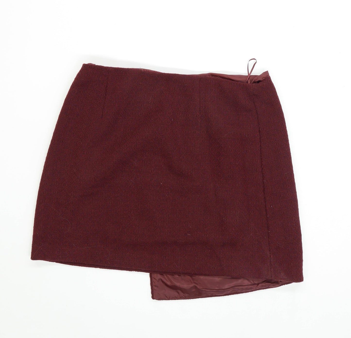 M&Co Womens Size 16 Burgundy Skirt (Regular)