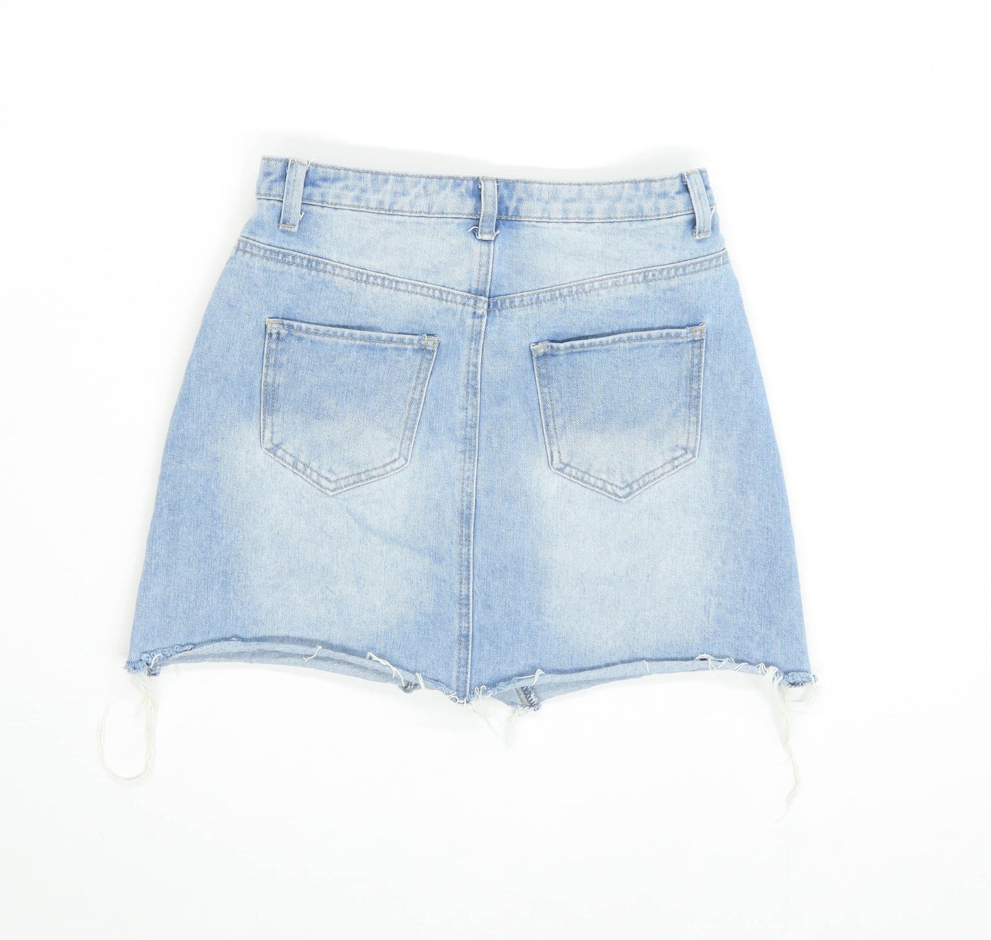 Denim Co Womens Size 8 Denim Blue Skirt (Regular)