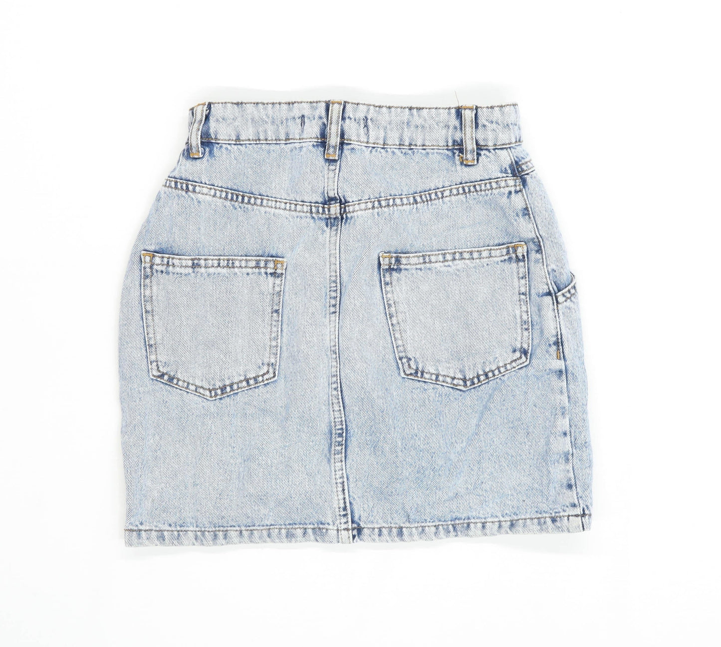 Denim Co Womens Size 8 Denim Blue Skirt (Regular)