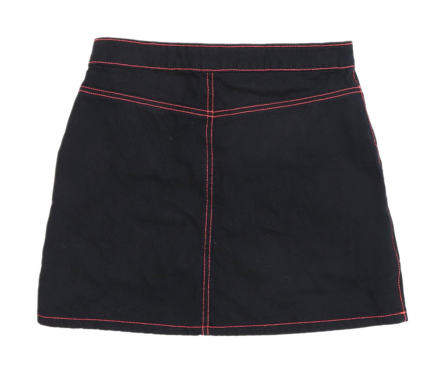 Denim Co Womens Size 10 Cotton Blend Black Skirt (Regular)