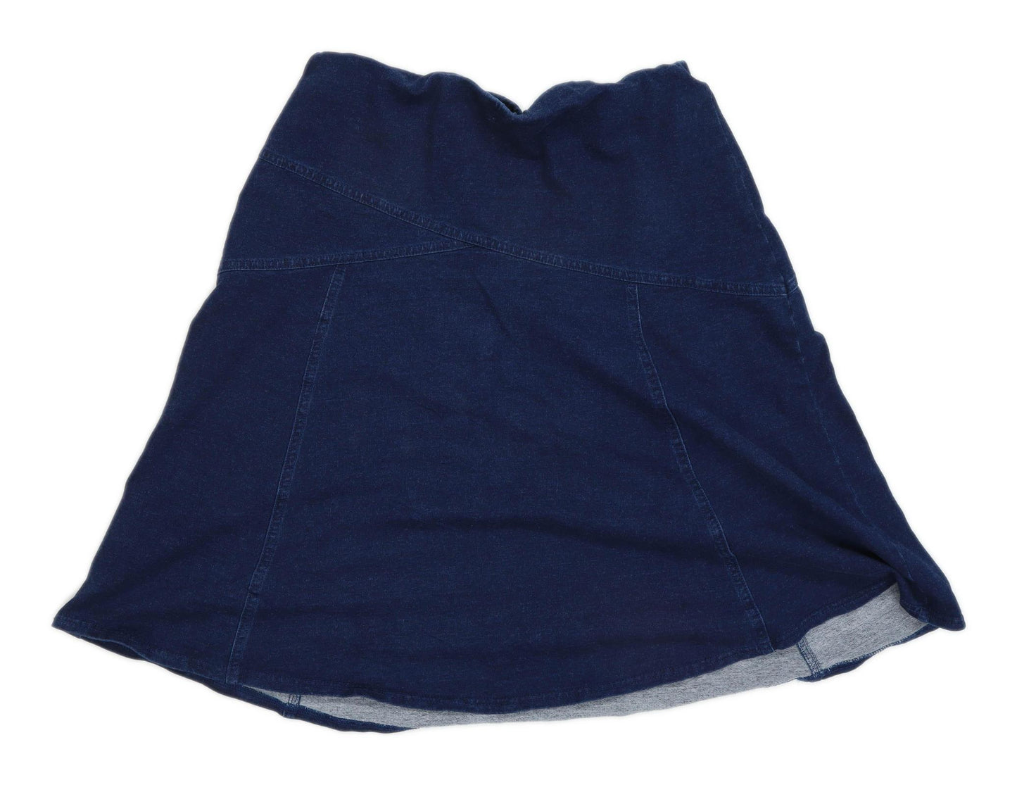 Bonmarche Womens Size 14 Denim Blue Skirt (Regular)