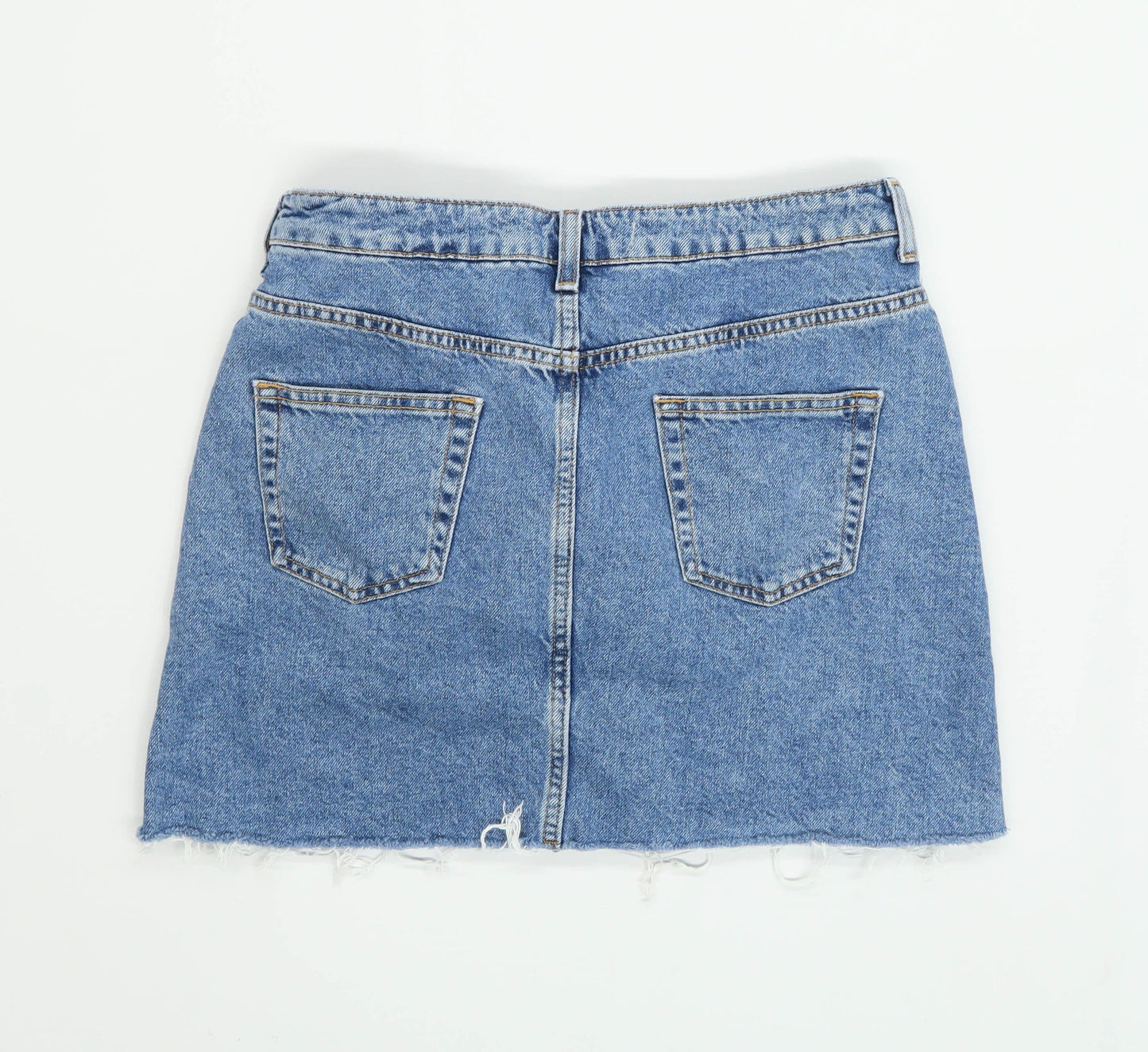 Denim Co Womens Size 12 Denim Blue Skirt (Regular)