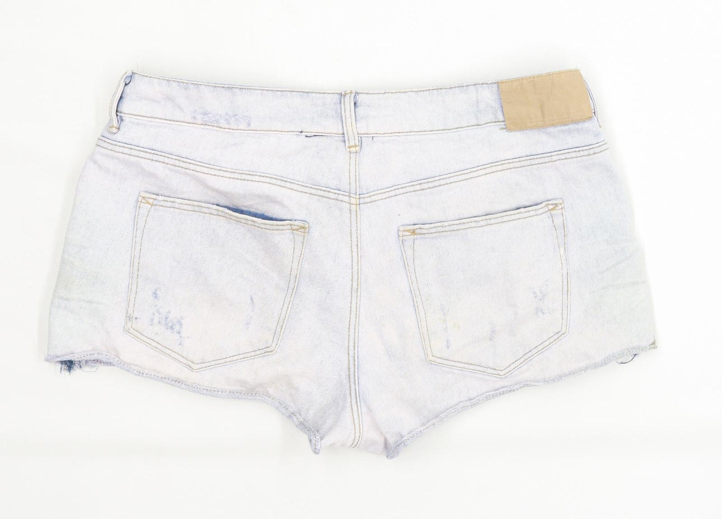 Womens Divided Blue Denim Shorts Size 14/L2