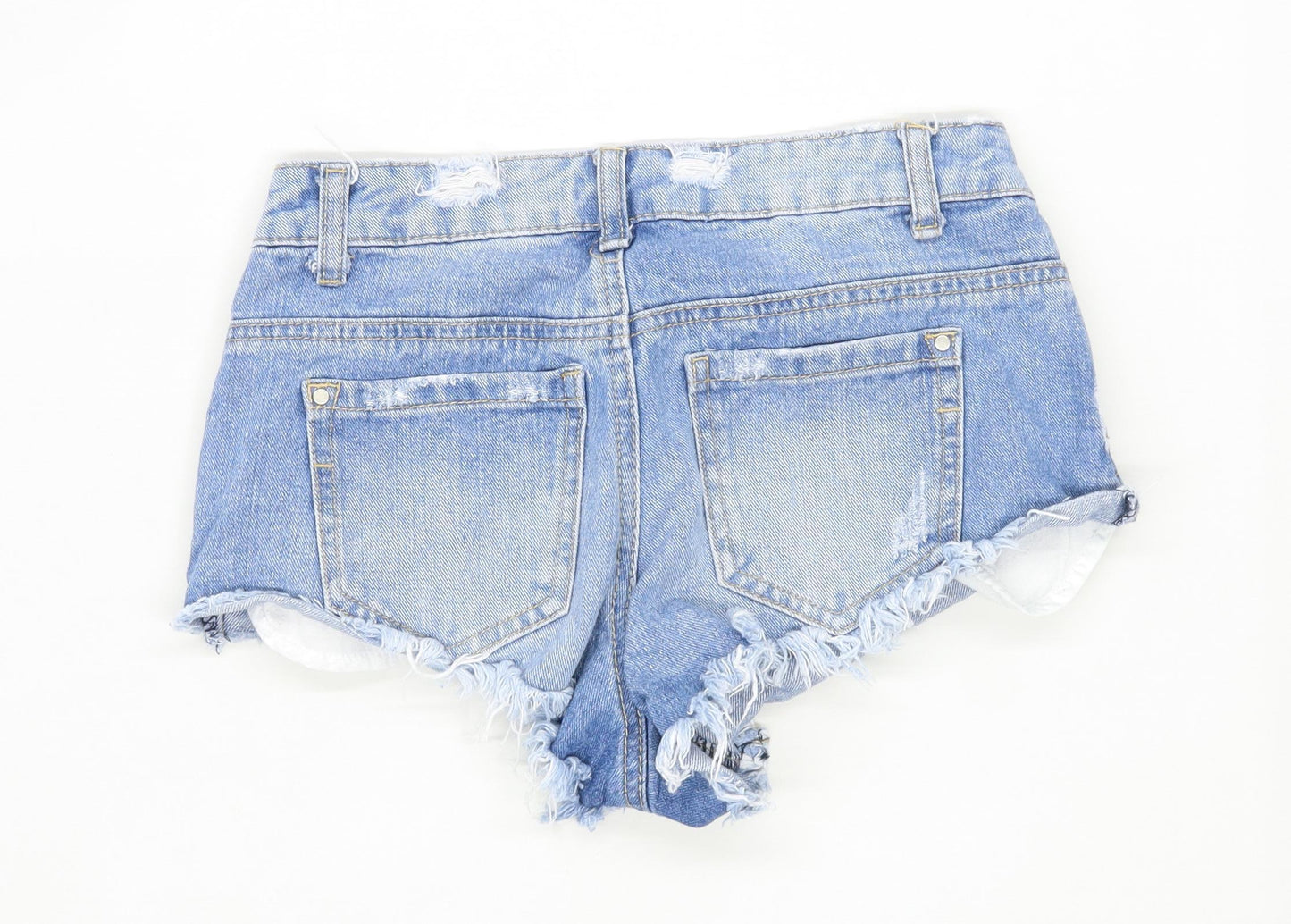 Womens Denim Co Black Denim Shorts Size 6/L1