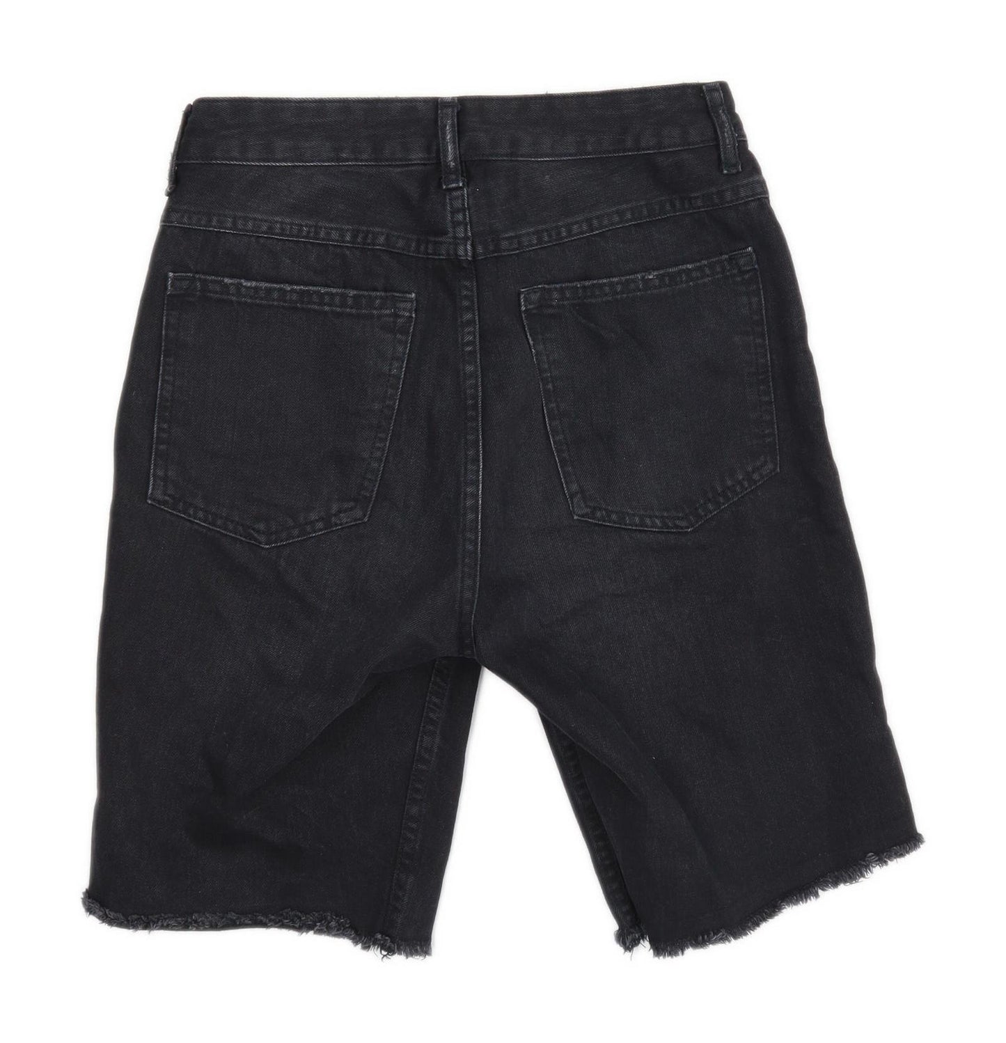Womens Divided Black Denim Shorts Size 6/L8