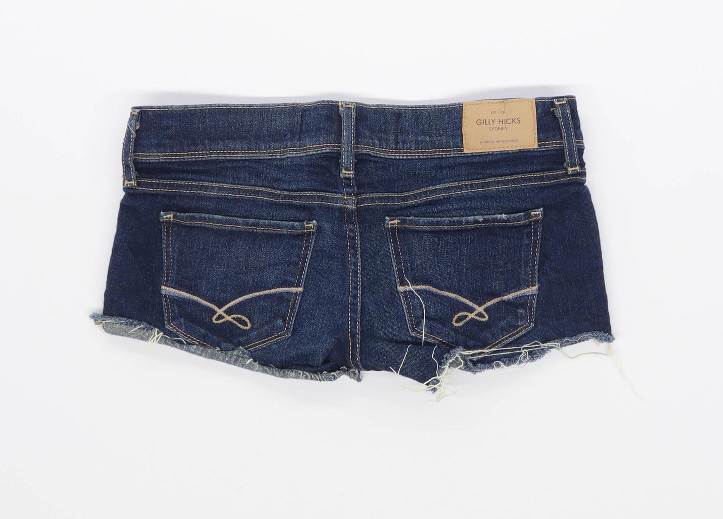 Womens Gilly Hicks Blue Denim Shorts Size W24/L2