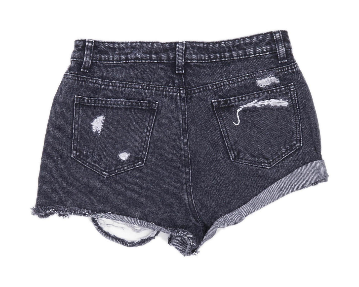 Womens Denim Co Black Denim Shorts Size 10/L1