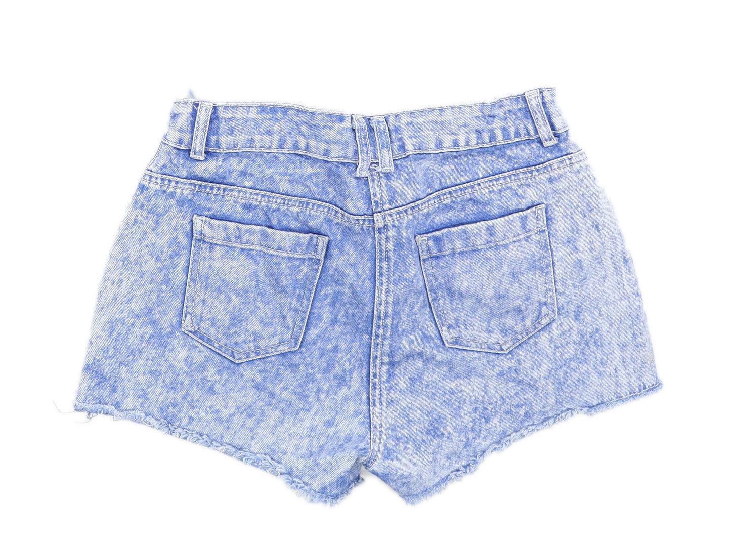 Womens Candy Couture Blue Denim Shorts Size W26/
