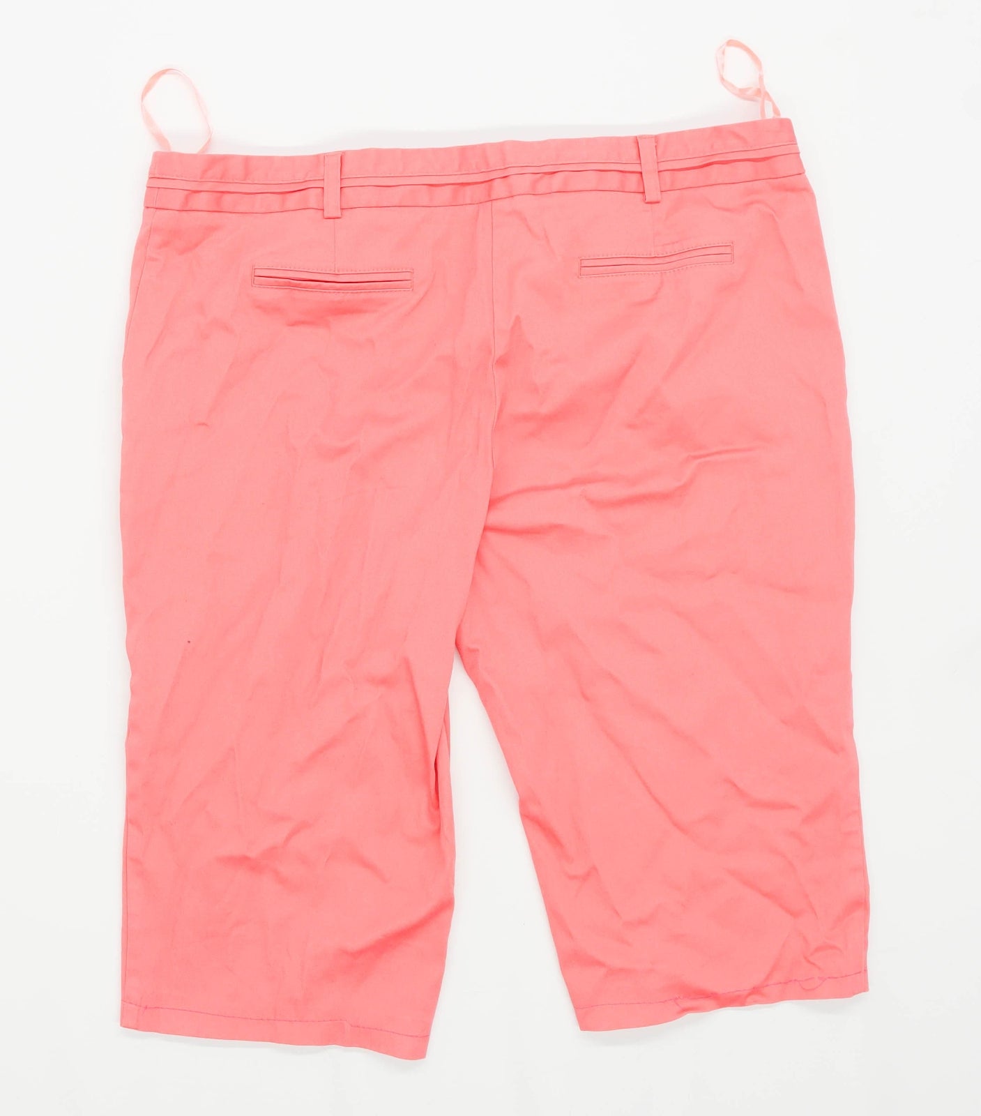 Womens George Pink Cotton Shorts Size 16/L14
