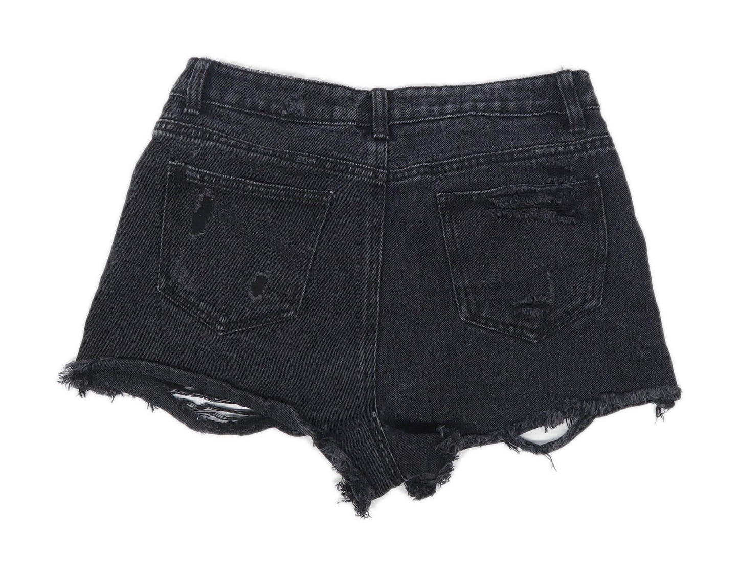 Womens Denim Co Black Denim Shorts Size 10/L1