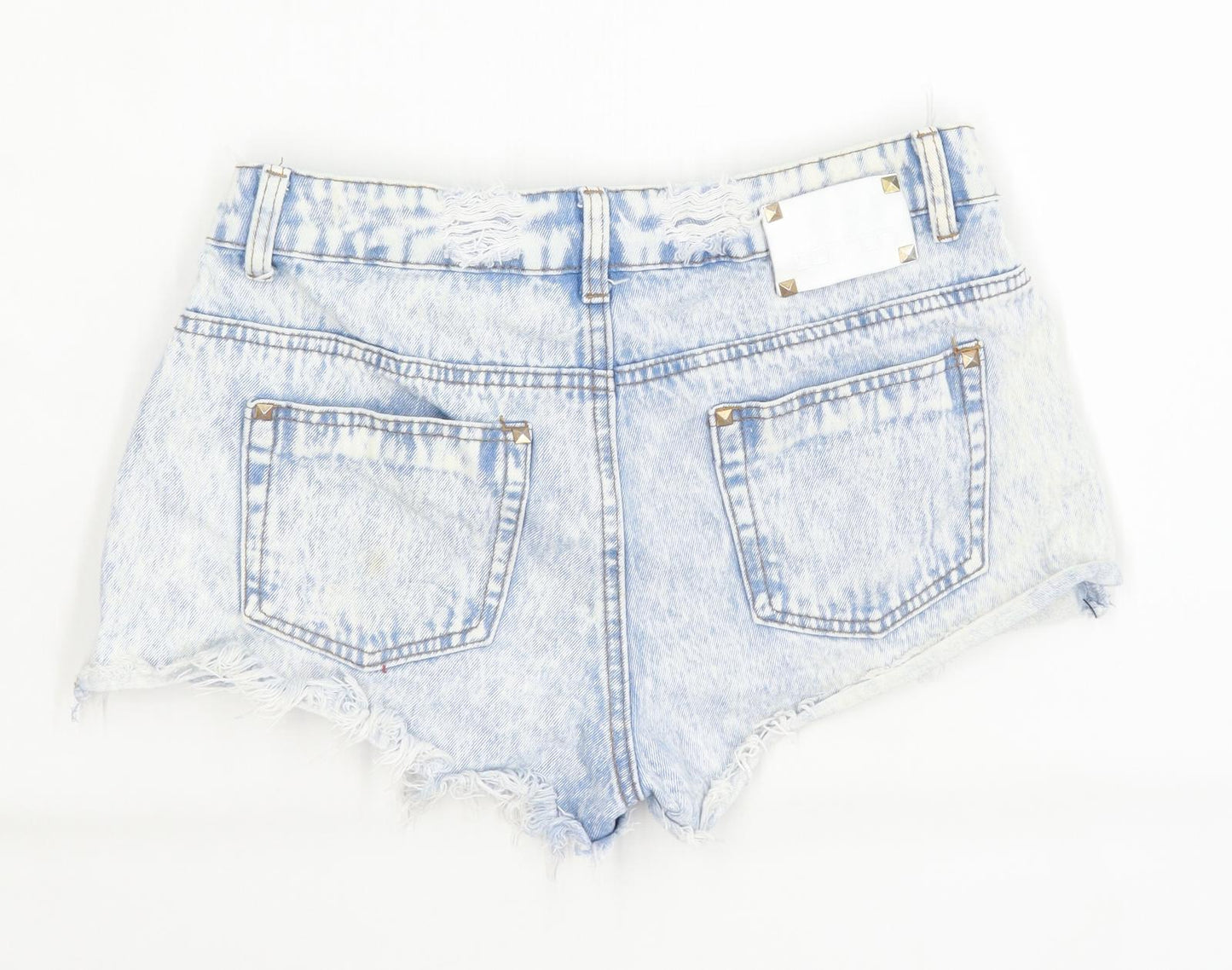 Womens Boohoo Blue Denim Shorts Size 10/L2