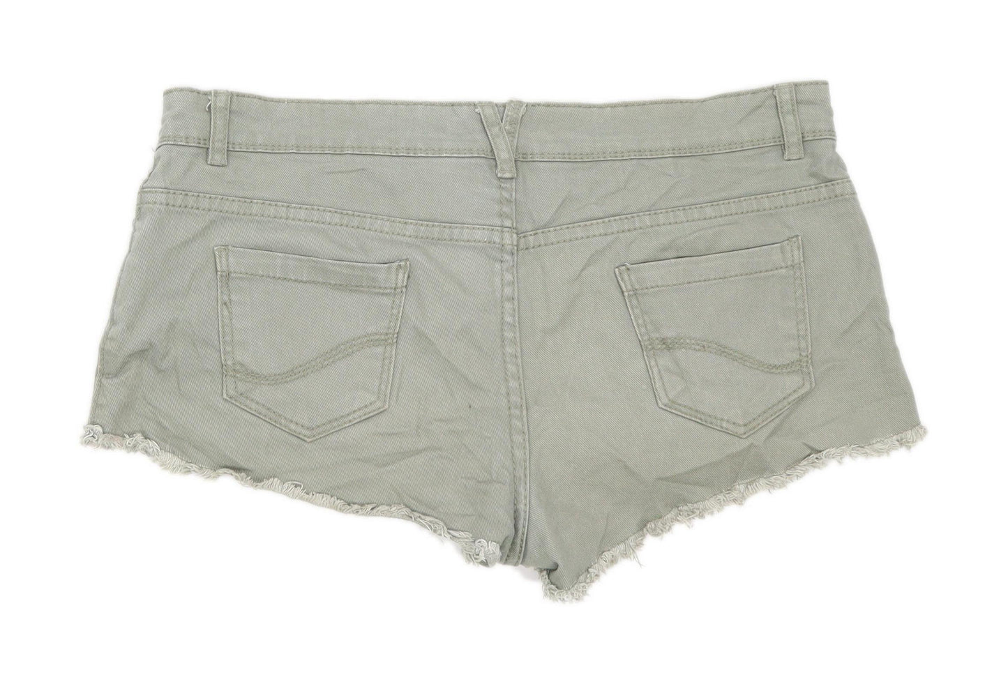 Womens Denim Co Green Denim Shorts Size 10/L1