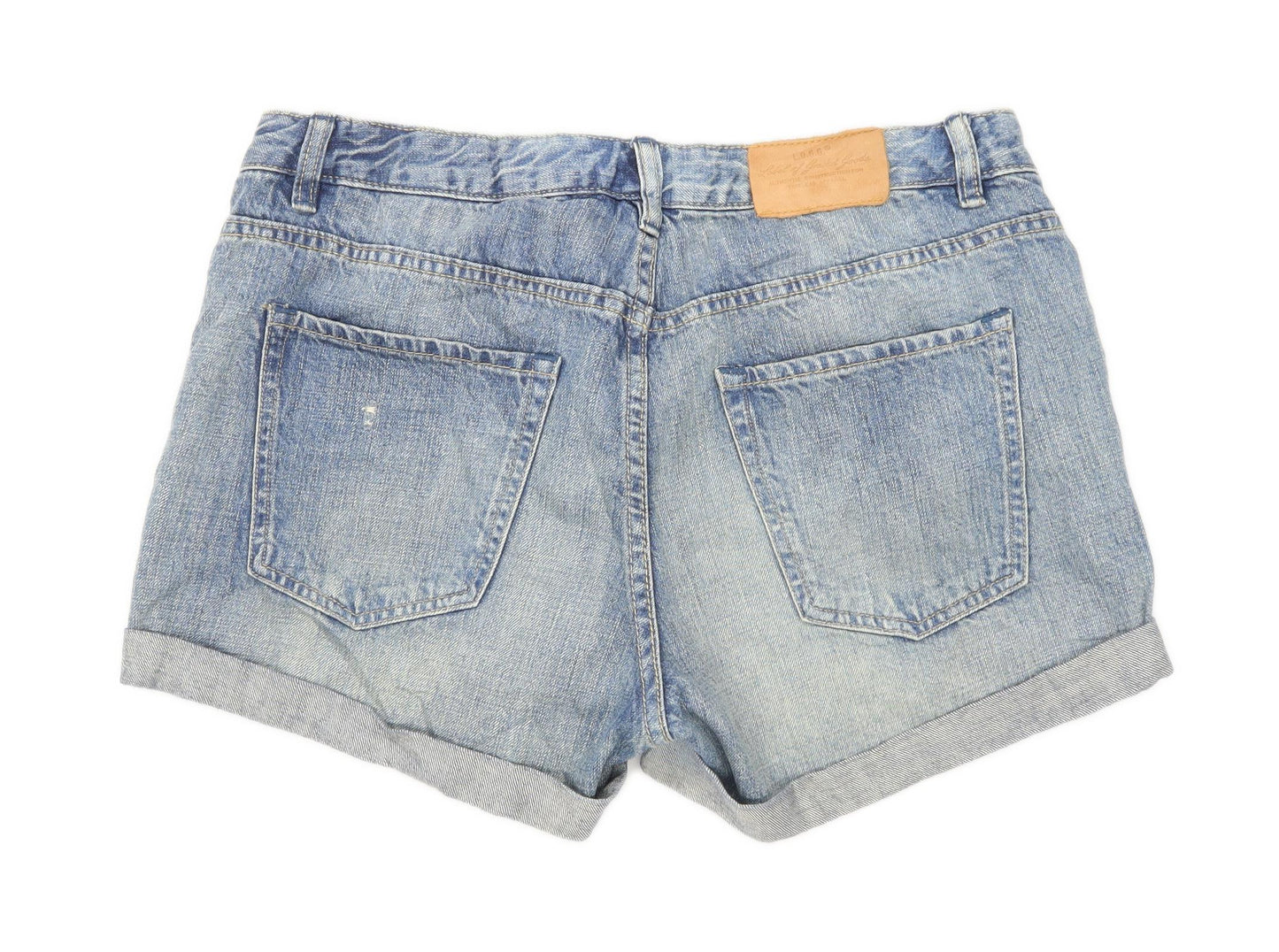 Womens H&M Blue Denim Shorts Size 2/L1