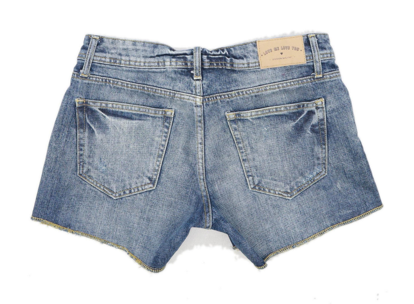 Womens Divided Blue Denim Shorts Size 12/L4