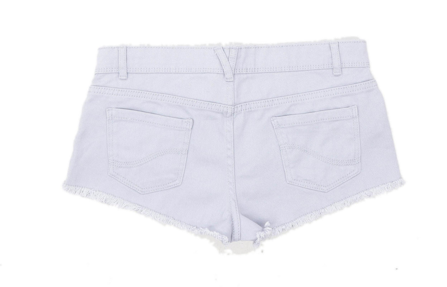 Womens Denim Co Grey Cotton Blend Shorts Size 10/L1