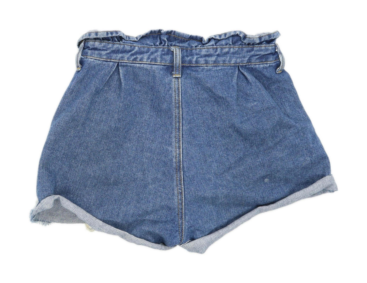 Womens Boohoo Blue Denim Shorts Size 10/