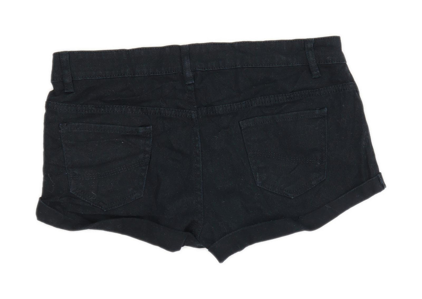 Womens Denim Co Black Denim Shorts Size 10/L2