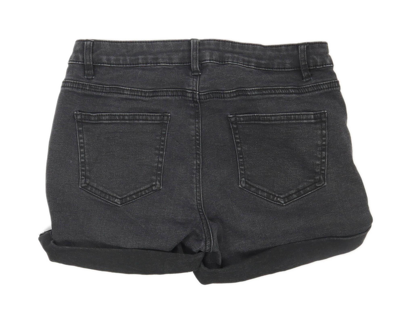 Womens Denim Co Black Denim Shorts Size 12/L3