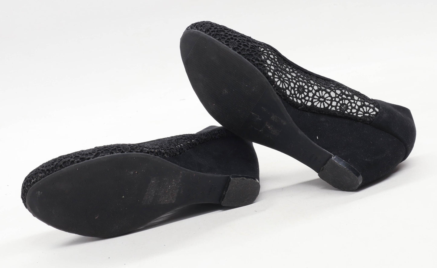 New Look Womens UK Size 8 Black Heels