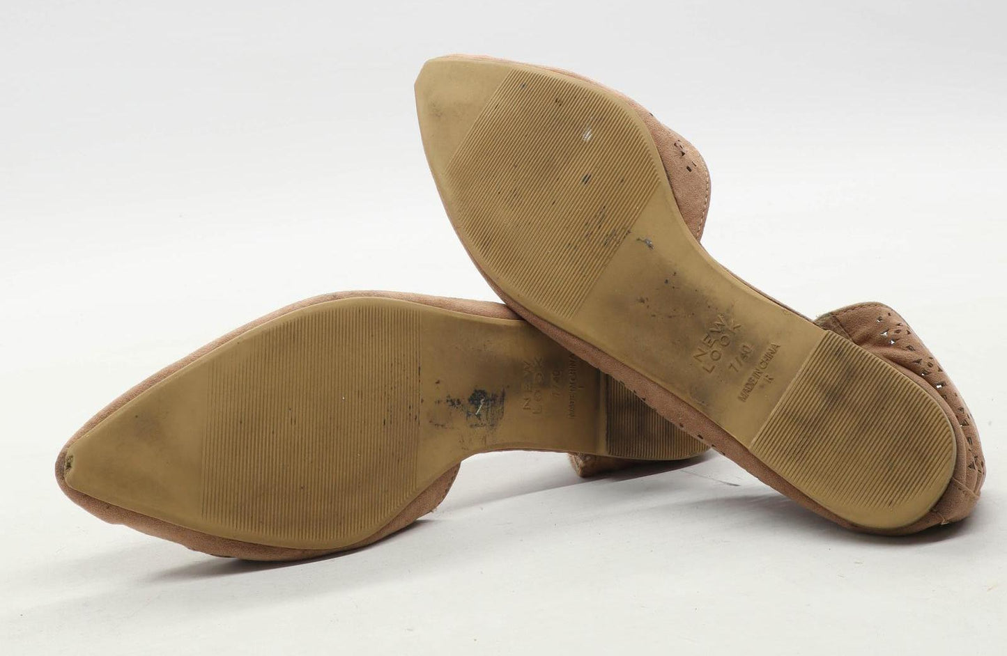 New Look Womens UK Size 7 Brown Dolly Shoes