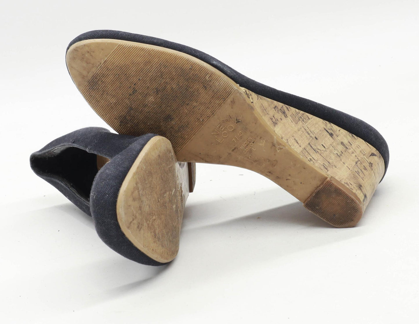 New Look Womens UK Size 7 Black Shoes